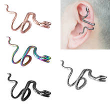 Snake Ear Cuff Copper Clip on Earrings for Women Men Punk No Piercing Wrap Fake Cartilage Earcuff Fashion Earring Jewelry 1pc 2024 - buy cheap