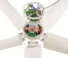 12V DC brushless motor miniature small ceiling fan, 700mm, stepless speed regulation, silent fan 2024 - buy cheap