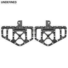 Motorcycle MX Wide Foot Pegs Floorboards CNC Driver Footrests Pedals for Harley Touring Road King Sportster 883 XL Dyna Softail 2024 - buy cheap