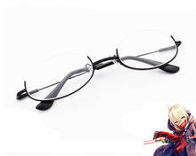 Fate Grand Order Mysterious Heroine X Alter Cosplay Glasses Women/Men Fashion Half Frame Eyeglasses Halloween Costume Props 2024 - buy cheap