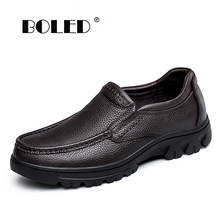 Genuine Leather Shoes Men Plus Size Men Casual Shoes  Slip On Loafers Moccasins Top Quality Outdoor Men Shoes 2024 - buy cheap