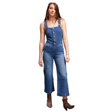 Summer Women Denim Overalls Fashion Sexy Jumpsuits Sleeveless Rompers Suspenders Jeans 2024 - buy cheap