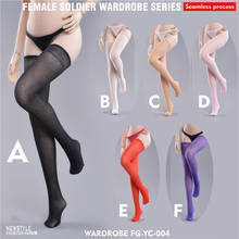 FG-YC-004-ropa de soldado Sexy, Serie de armario, calcetines de piernas sin costuras, 6 colores, modelo para 12 ", accesorio corporal, 1/6 2024 - compra barato