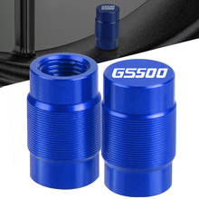 GS 500 LOGO Motorcycle CNC Vehicle Wheel Tire Valve Stem Caps Covers For Suzuki GS500 E/F 1998-2009 2008 2007 2006 2005 2004 2024 - buy cheap