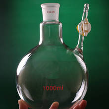 1PCS 50ml/1000ml Ball-shaped Glass Reaction Flask With Glass Stopcock, Lab Glassware 2024 - buy cheap