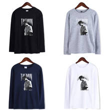 TAEMIN Kpop Super T-shirts Streetwear Fashion Men Women T Shirts Sportswear Homme Tee Shirt Long Sleeve T-shirt Sweatshirts Tops 2024 - buy cheap