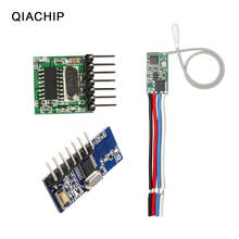 QIACHIP 433Mhz Superheterodyne RF Transmitter And Receiver Module Remote Controls Switch For Arduino Wireless Module Diy Kits 2024 - buy cheap