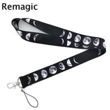 Lunar Eclipse Moon Space Lanyard for Keys Phone Cool Neck Strap Lanyard for Camera Whistle ID Badge Cute webbing ribbons Gift 2024 - buy cheap