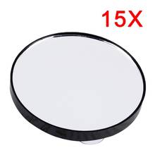 Portable Vanity Mini Pocket Round Makeup Mirrors 5X 10X 15X Magnifying Mirror With Two Suction Cups Compact Cosmetic Mirror Tool 2024 - compre barato