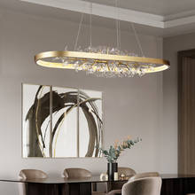 Lámpara de araña de lujo minimalista, moderna, sala de estar, comedor, dormitorio, estudio, diseño creativo con personalidad 2024 - compra barato