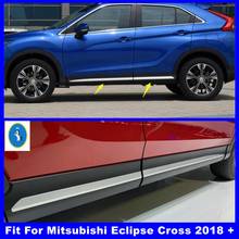 Body Molding Door Line Garnish Protector Guard Lining Cover Trim Fit For Mitsubishi Eclipse Cross 2018 - 2021 Exterior Refit Kit 2024 - buy cheap