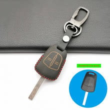 leather car key case For Vauxhall / Opel Corsa D Meriva Signum Vectra Zafira ASTRA H  Agila Holder Remote Shell Cover Key Fob 2024 - buy cheap