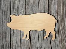 Wood Cutout Shapes Pig Shape - Multiple Sizes - Laser Cut Unfinished 2024 - buy cheap