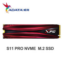 ADATA XPG GAMMIX S11 Pro 256 ГБ 512 ГБ ТБ PCIe Gen3x4 M.2 2280 твердотельный накопитель для ноутбука, рабочего стола, внутренний жесткий диск 2024 - купить недорого