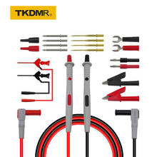 TKDMR-sondas para multímetro digital, kit de cables de prueba con agujas reemplazables, para multímetro digital 2024 - compra barato