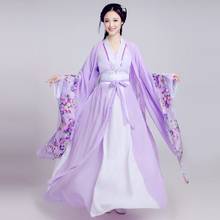 Female Chinese Dance Costume Traditional Ancient Hanfu Chinese Costume for Women Folk Dress Festival Outfit Performance Clothing 2024 - buy cheap