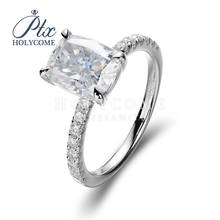2020 модное кольцо с крученой подложкой moissanite бриллиантовое Золотое кольцо 2024 - купить недорого