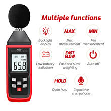 Tasi-medidor de nível sonoro ta8151, digital, testador de ruído, decibel, 30-130db, instrumento de medição acústica 2024 - compre barato