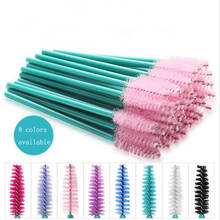 HOT 50 pcs Eyelash Brushes Soft Head For Eyelashes Eyebrow Applicator Mascara Wand Microbrush Brushes Makeup tools 2024 - buy cheap