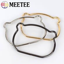 Meetee Iron Ring Metal Bag Handles Buckles For Women Handbag Purse Lock Decoration Clasp Handle Connector DIY Bags Accessories 2024 - buy cheap