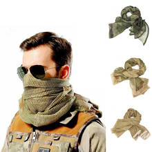 Men's Military Scarves Arab Tactical Desert Shawl Breathable Shawls Net Cloth Scarf US Army Soldiers CS Combat Camouflage Scarve 2024 - buy cheap