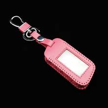 A93 New Pink Leather Case For Starline A93 A63 Car alarm 4 Buttons Remote Controller LCD Keychain Cover 2024 - buy cheap