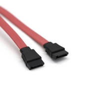 Кабель SATA 2, 40 см, кабель для передачи данных SATA II, кабель для жесткого диска ATA на материнскую плату, совместимую с Serial ATA 2024 - купить недорого