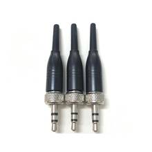 3pcs 3.5mm Stereo Screw Lock Connector for Sennheiser EW100 EW300 EW500 G1 2 3 Sony Saramonic Microphone Spare Plug Adapter 2024 - buy cheap