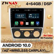 Radio con GPS para coche, reproductor con Android 10, 128G, Carplay, 2 Din, Navi, unidad, estéreo, para Skoda Octavia 2008, 2009, 2010, 2011, 2012, 2013 2024 - compra barato