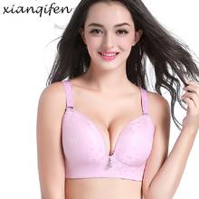 Xianqifen Seamless Bras for Women Sexy Lingerie Push up Plus Size Gathering Bra Brassiere Women' Underwear Wire free CD Cup 2024 - buy cheap