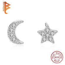 BELAWANG-pendientes de plata de ley 925 con forma de luna y Estrella, joyería para fiesta y boda, 5 uds. 2024 - compra barato