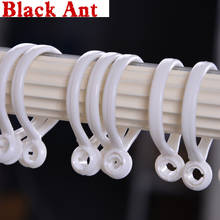 Curtain Rings White Plastic Ring Header Curtain Accessories for Hook Curtain Rod Hanging Clamp Ring X161#40 2024 - buy cheap
