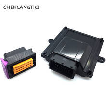 1 Set 24 Pin ECU Pcb Aluminum Box Automotive Case Enclosure With Black Fci Connector Male Female Plug Socket 2024 - buy cheap