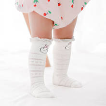 10pair/lot Cartoon Super Thin Cotton Unisex Baby Kids Mesh Knee High Sock Newborn Infant Jacquard Warm Children Mosquito Socks 2024 - buy cheap
