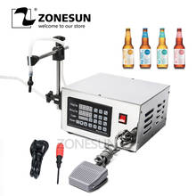 ZONESUN Single head Digital control pump liquid filling machine Beverage electronic liquid filler Bottle Water Making Machines 2024 - buy cheap