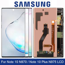 Pantalla táctil LCD ORIGINAL para SAMSUNG Galaxy Note 10, N970F, N9700, con marco, para Note 10 Plus, Note 10 +, N975, N9750/DS 2024 - compra barato