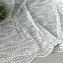 2Yards High Quality African Chemical Lace Fabric Water Soluble Nigerian Guipure White Wedding Dress African Lace Fabric 2024 - buy cheap