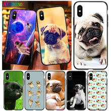 Cute Pugs yogi Dog Silicone Cover For Apple IPhone 13 12 Mini 11 Pro XS MAX XR X 8 7 6 6S 5 Plus SE Phone Case 2024 - buy cheap