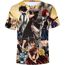 2021 new Anime 3D Fairy Tail T-Shirt Men/Women Short Slevee T shirt Fairy Tail 3D Print Summer Tee shirt Fashion Hip Hop Tops 2024 - buy cheap