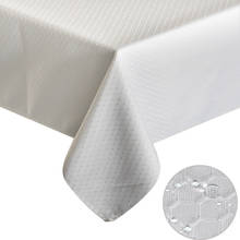 UFRIDAY 2022 New Arrival White Square Tablecloth Waterproof Advanced Simple Table Cloth 100% Polyester Oilproof Hot Tablecloths 2024 - buy cheap