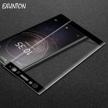 Exunton película de vidro temperado para sony, protetor de tela frontal transparente para sony xperia xa2 xa2 ultra 3d 2024 - compre barato