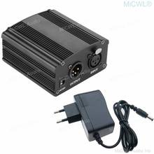 48V Phantom Power Supply For Condenser Recording Microphone input 100V-240V Euro US Ru Au power adapter 2024 - buy cheap