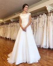 ANGELSBRIDEP, свадебные платья-трапеции с открытыми плечами, модное кружевное женское платье 2024 - купить недорого