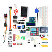 Kit de iniciación para principiantes, Kit de aprendizaje electrónico con sensores, cable de puente LED, componente electrónico de repuesto para Arduino UNO R3 2024 - compra barato