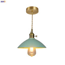 IWHD-lámpara colgante de estilo nórdico, luminaria LED de cerámica, Edison, para comedor, sala de estar 2024 - compra barato