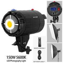 LED Video Light 150W 5600K White Version Video Light Continuous Light Bowens Mount for Studio Video Recording Photography Lamp 2024 - купить недорого