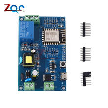 Esp8266 módulo de relé ac 90 -250v dc 12v wifi módulo de relé de módulo de relé de controle remoto para arduino smart home 2024 - compre barato