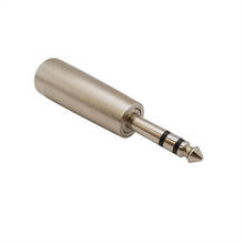Conector adaptador de micrófono de Audio macho XLR de 3 pines, Conector estéreo a plateado de 6,5mm, 1 unidad 2024 - compra barato