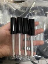 10ML 50/100pcs Empty Eyelash Split Vials Clear Lip Gloss Tubes Black Caps Lipgloss Packing Container Lip Glaze Lip Oil Wand Tube 2024 - buy cheap