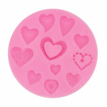 A variety of love shape turn sugar cake mold liquid silicone baking tool 15-408. 2024 - buy cheap